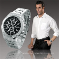 ORLANDO 026 Fashion Men Sports Watches Blue Dial Quartz Stainless Steel Men's Electronic Watch